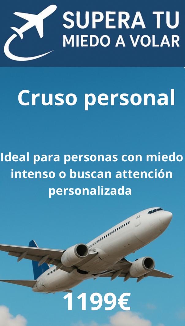Curso personal - Supera tu miedo a volar